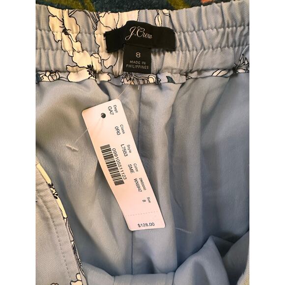 NWT J.Crew Garden Floral High-Rise Pants Size 8 - Picture 5 of 7